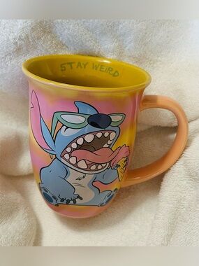 Stitch Ceramic Mug “Stay Weird”
